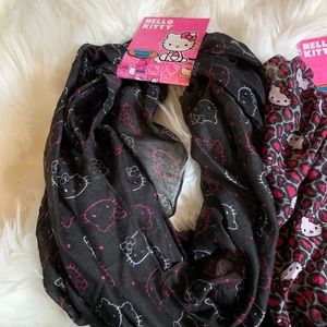 Hello Kitty Accessories - 2 hello kitty infinity scarfs Hello Kitty Accessories - 2 hello kitty infinity scarfs